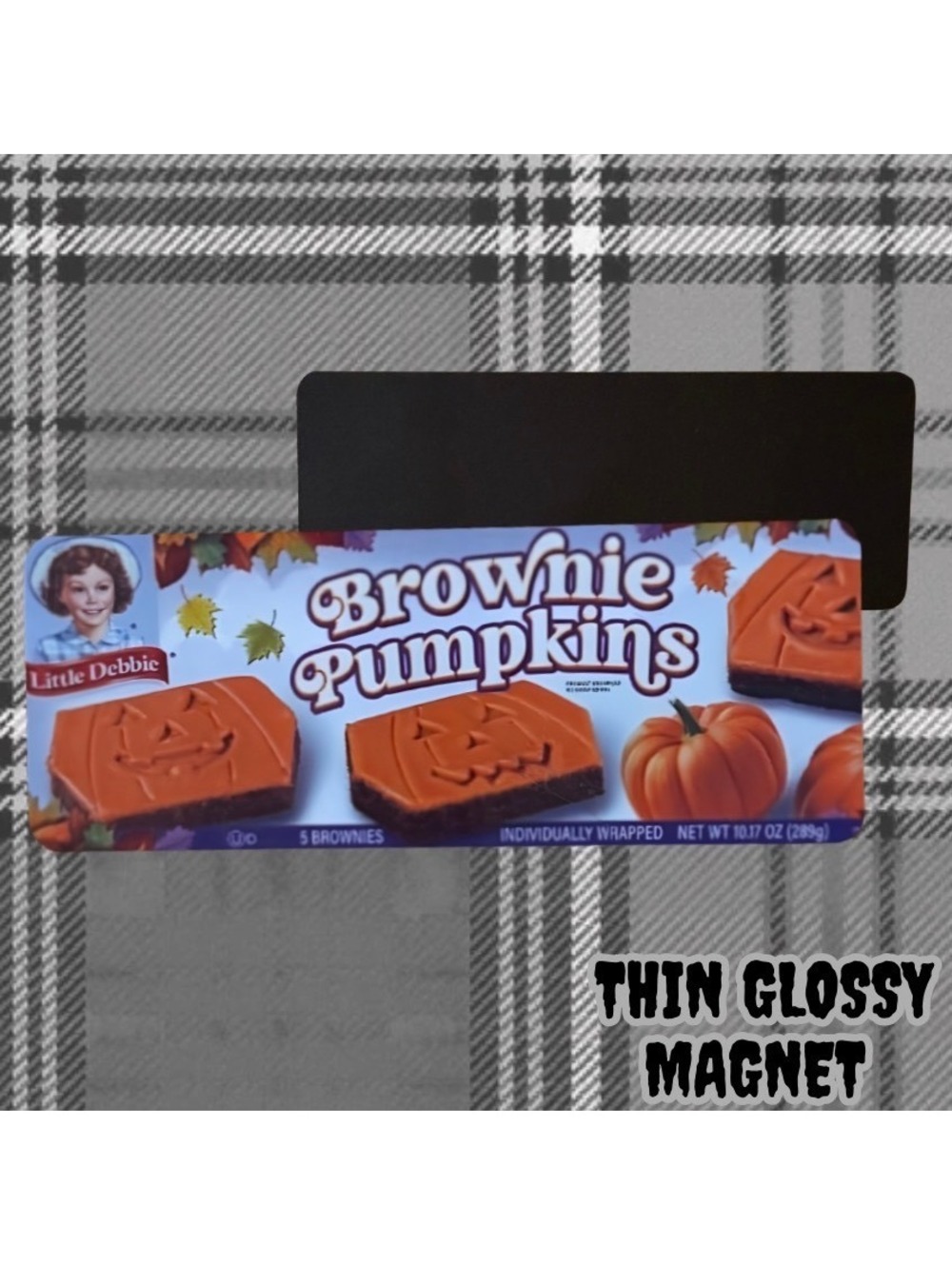 Little Debbie Brownie Pumpkins Thin Glossy Magnet